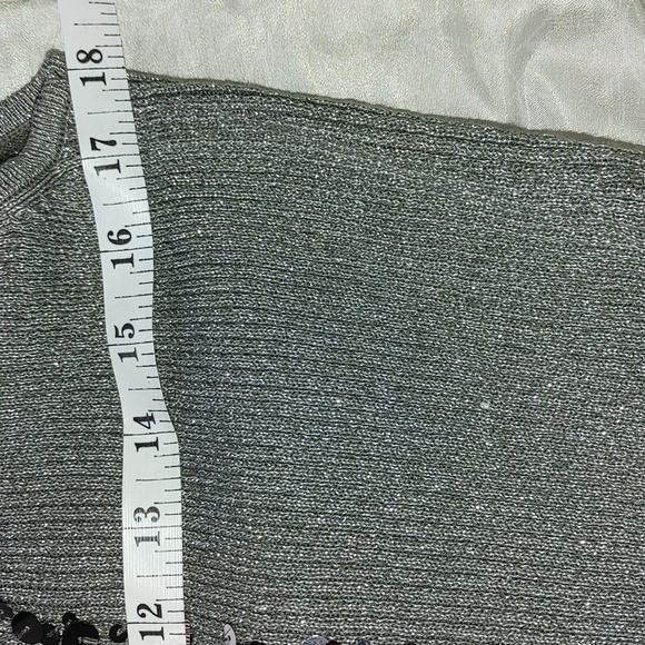 Lauren Michelle Shimmery Tank w Metallic Decorative Beading. Large. EUC - Picture 11 of 11